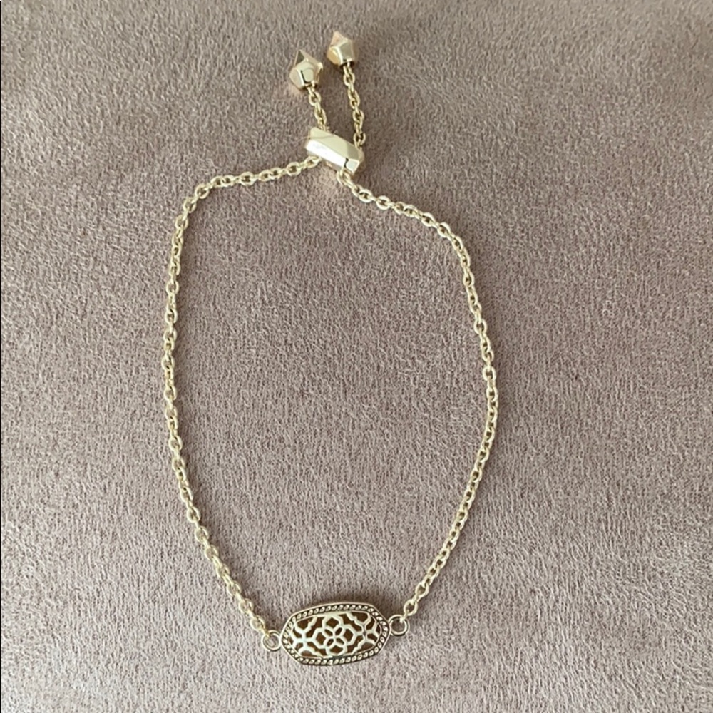 Kendra Scott Elaina Gold Adjustable Chain Bracelet